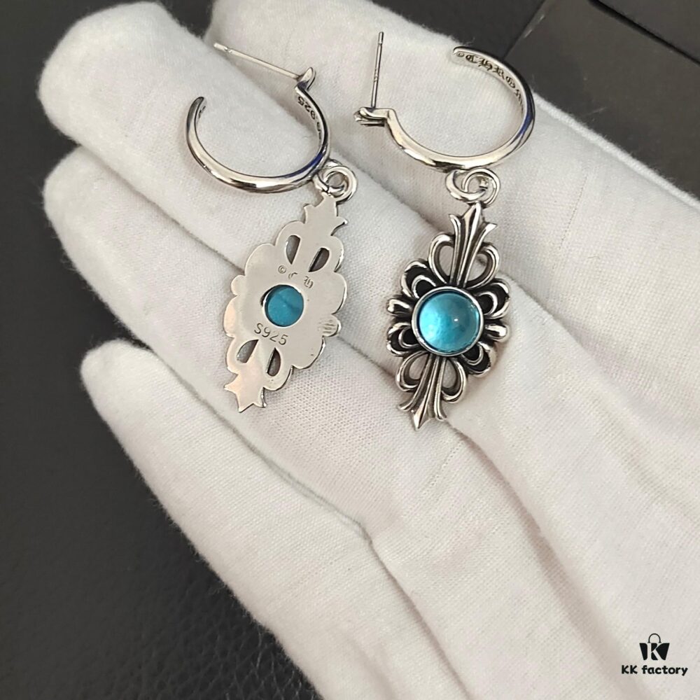693009e512f62673a6fab8c9 Today's Recommendation: Chrome Hearts Cat's Eye Stud Earrings