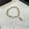 693009e912f62673a6fab8d2 Chrome Hearts Oval Link Cross Bracelet 18-20-22 cm