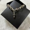 693009e912f62673a6fab8d3 Chrome Hearts Oval Link Cross Bracelet 18-20-22 cm