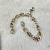 693009ec12f62673a6fab8d5 Chrome Hearts Oval Link Cross Bracelet 18-20-22 cm