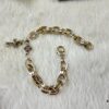 693009f112f62673a6fab8de Chrome Hearts Oval Link Cross Bracelet 18-20-22 cm