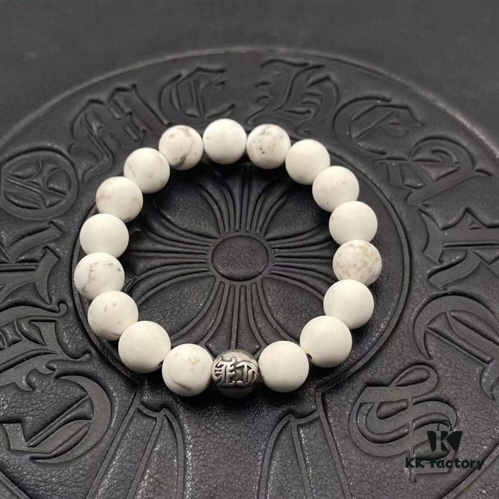 69300a0112f62673a6fab901 High-Grade Chrome Hearts Beaded Bracelet, Adjustable Size 15-25cm, Customizable Design and Color