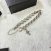 69300a0712f62673a6fab90d Chrome Hearts Interlocking Cross Bracelet 18-20-22CM