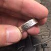 Basic Crocodile Heart Ring 6MM FUCK YOU, Similar to FOREVER, Pay Attention to Letter Distinction