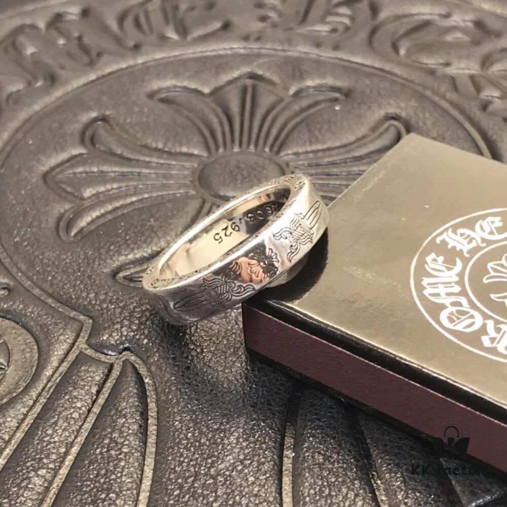 69300a1812f62673a6fab936 Chrome Hearts Basic Ring 6MM Double Edged Sword Dual Holy Sword