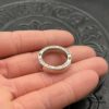 CHROME HEARTS High-Quality Cropped Heart Ring 6mm Plain Band