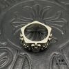 CHROME HEARTS High-Replication Cross Cut Ring