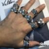 CHROME HEARTS High-Replication Cross Cut Ring