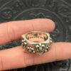 CHROME HEARTS High-Replication Cross Cut Ring