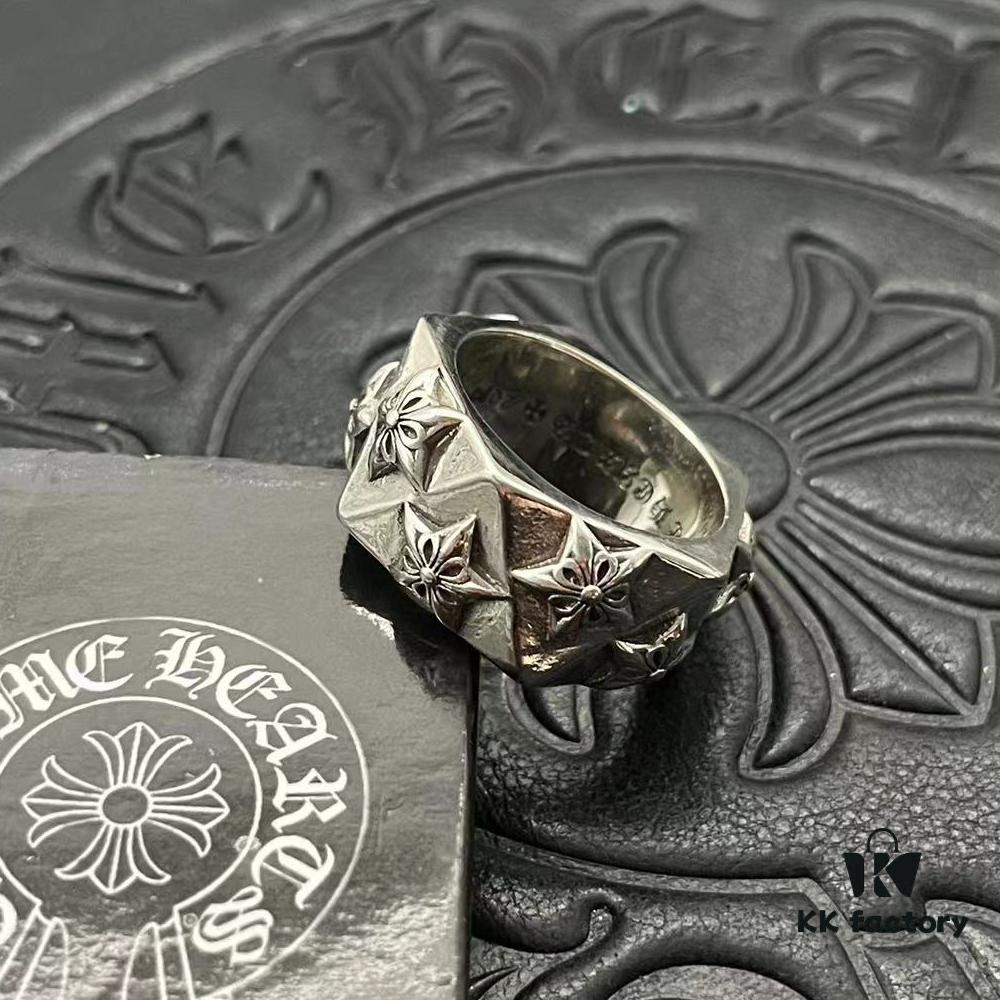 CHROME HEARTS High-End Cut-Faceted Ring