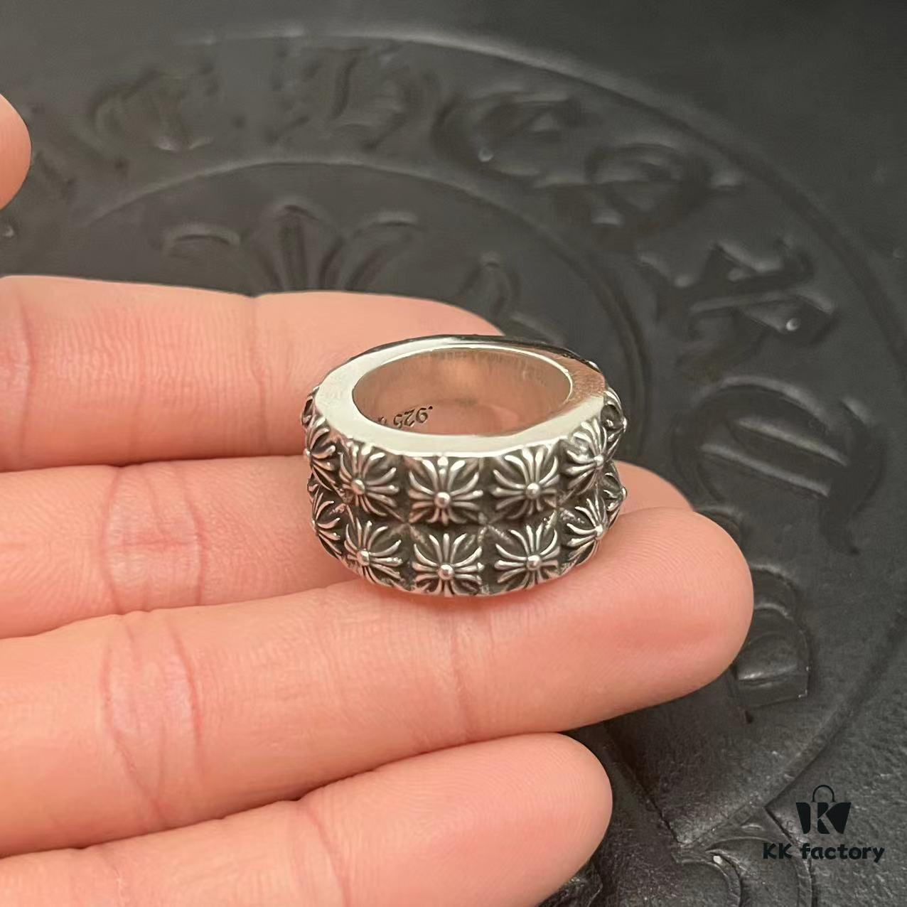 CHROME HEARTS High-Replica Cross Ring
