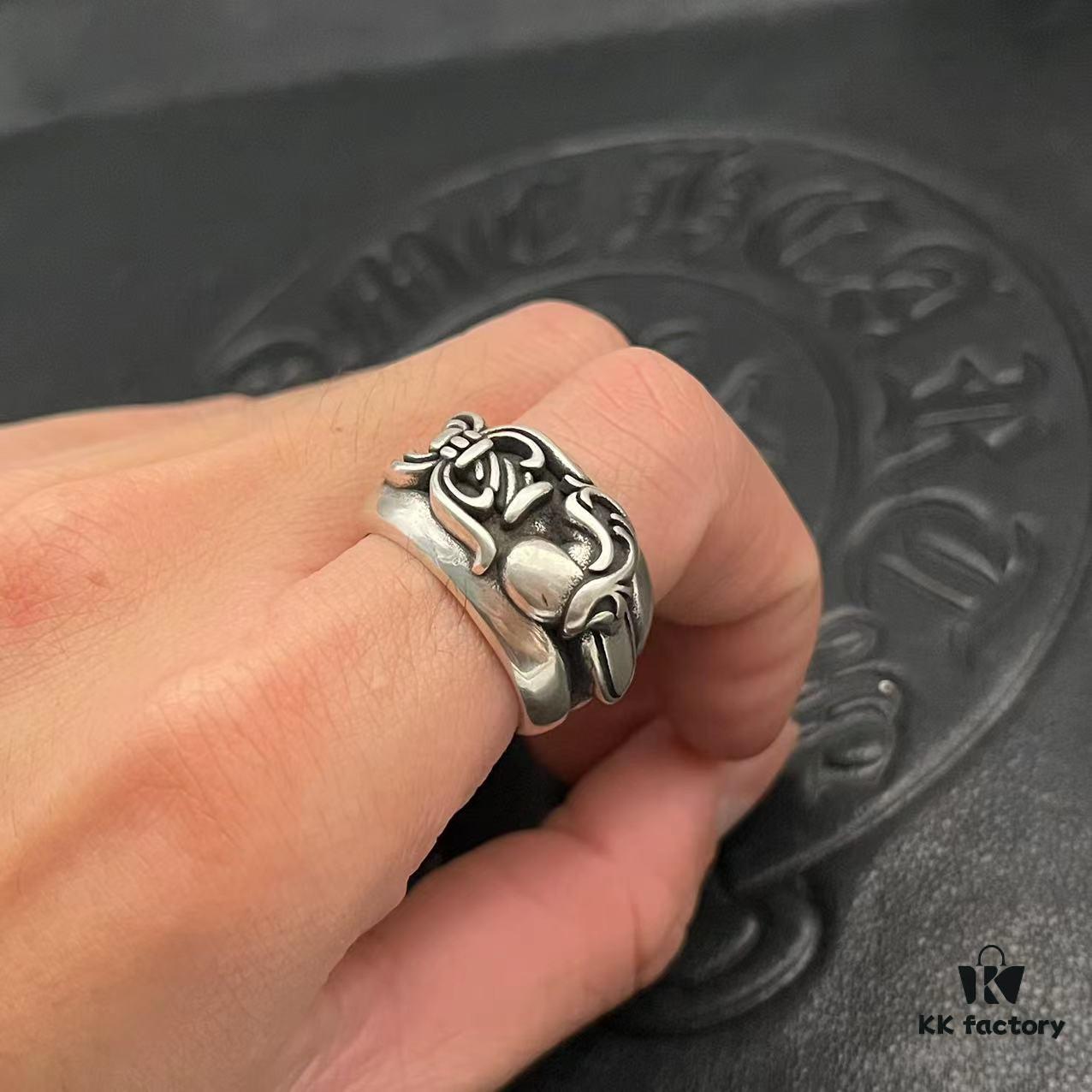 CHROME HEARTS High-Replication Heart Sword Ring