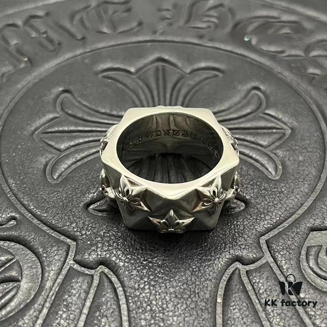 CHROME HEARTS High-End Cut-Faceted Ring