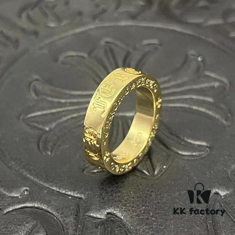 CHROME HEARTS High-Quality Croce 22K Eternal FOREVER Ring
