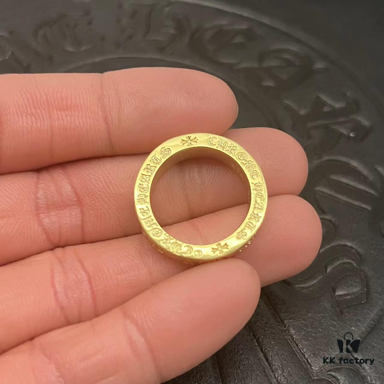 CHROME HEARTS High-Quality Croce 22K Eternal FOREVER Ring
