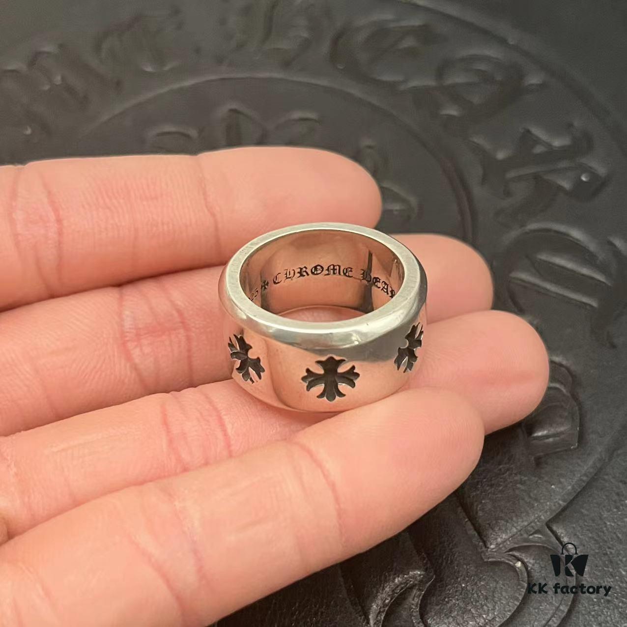 CHROME HEARTS High-Replication Cross Ring