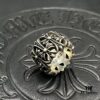CHROME HEARTS High-End Cremation Cross Diamond-Inlaid Ring