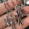 Chrome Hearts Double Cross Necklace