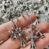 Chrome Hearts Double Cross Necklace