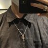 69300a6912f62673a6fab9d0 Chrome Hearts Sterling Silver Double Cross Necklace