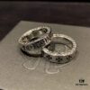 69300a6b12f62673a6fab9d4 Chrome Hearts Sterling Silver Classic Forever Ring with Stone Inlay