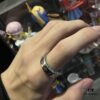 69300a6e12f62673a6fab9dc Chrome Hearts Sterling Silver Classic Forever Ring with Stone Inlay