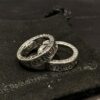 69300a7012f62673a6fab9df Chrome Hearts Sterling Silver Classic Forever Ring with Stone Inlay