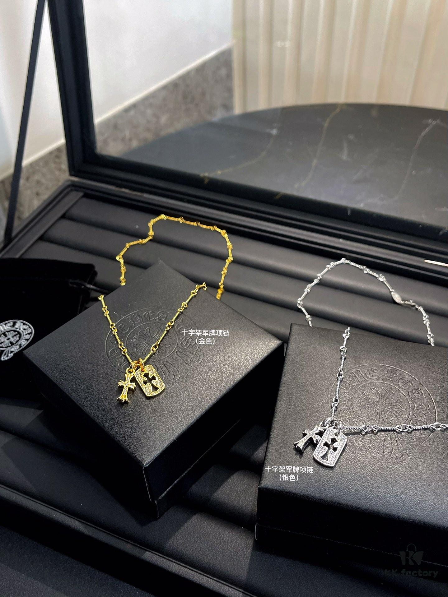 69300a8412f62673a6faba05 Necklace - 6 styles available, AB design with or without crystal embellishments