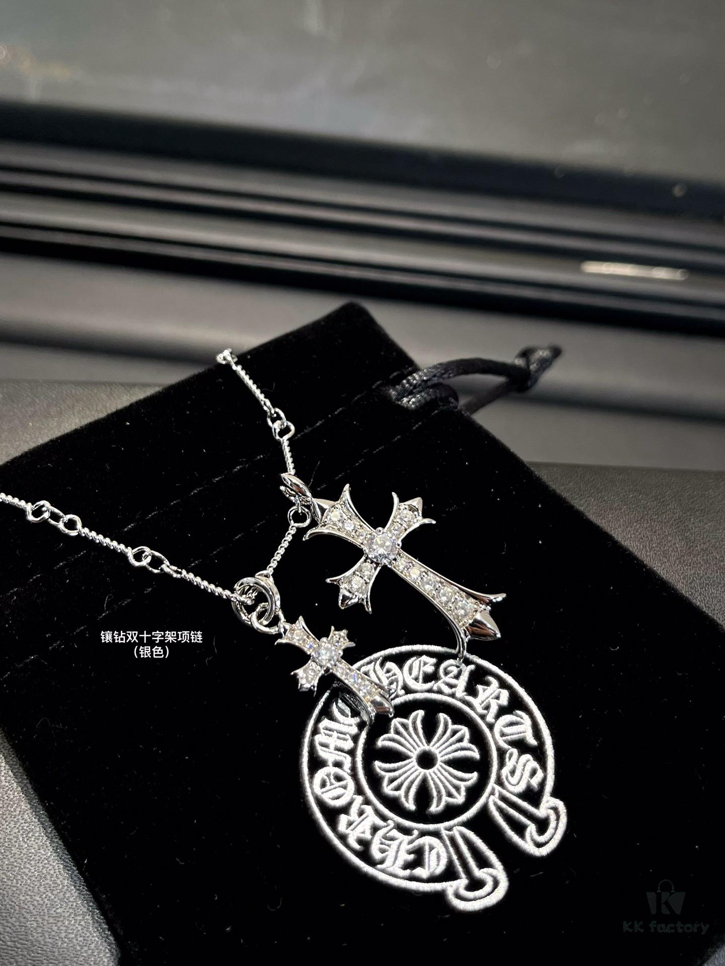 69300a8612f62673a6faba09 Necklace - 6 styles available, AB design with or without crystal embellishments