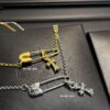 69300a8712f62673a6faba0b Necklace - 6 styles available, AB design with or without crystal embellishments
