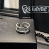 Cross Flower Double Layer Ring and Nail Ring, Open Design Super Stylish!