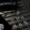 69300a9512f62673a6faba27 Chrome Hearts Celebrity Style Collection Classic 925 Sterling Silver Rings / Necklaces / Stud Earrings 18-Piece Set