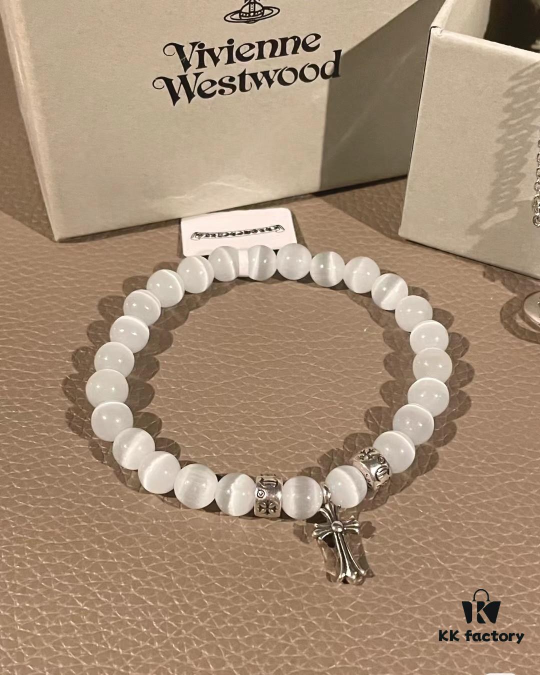 69300a9912f62673a6faba30 Chrome Hearts Cat's Eye Bracelet & Vivienne Westwood Bow Galaxy Bracelet