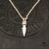 69300a9e12f62673a6faba3d High-End Croxx Oversized Bullet Necklace with Thick Cross Chain, 50-70cm