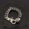 69300aa012f62673a6faba41 Chrome Hearts Lobster Clasp Large Bracelet, Accurate Pattern and Details, Difficult to Produce, Inner Cross Design Features a Ring of Engraved Text
