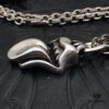 69300aab12f62673a6faba59 High-End Chrome Hearts Oversized Rolling Stones Tongue Pendant Necklace with Letter Chain, 50-70cm Adjustable Length
