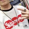 69300ab612f62673a6faba73 High-Grade Replica Chrome Hearts Classic Medium Double Layer Cross Pendant Necklace with Letter Chain, 50-70cm Adjustable Length