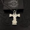 High Version Chrome Hearts Rare Celtic Dragon Pendant with Beaded Chain or Fine O-Link
