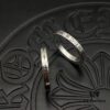 High-Version Chrome Hearts 3mm FUCK YOU, ZP Consistent Handwritten Script, Clear Engraving Details, Unisex Wearable, Available in US Sizes 5 to 11