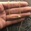 High Version Crocs Heart 22K Pin Buckle Necklace