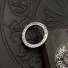 High-Version Chrome Hearts 3mm FUCK YOU, ZP Consistent Handwritten Script, Clear Engraving Details, Unisex Wearable, Available in US Sizes 5 to 11