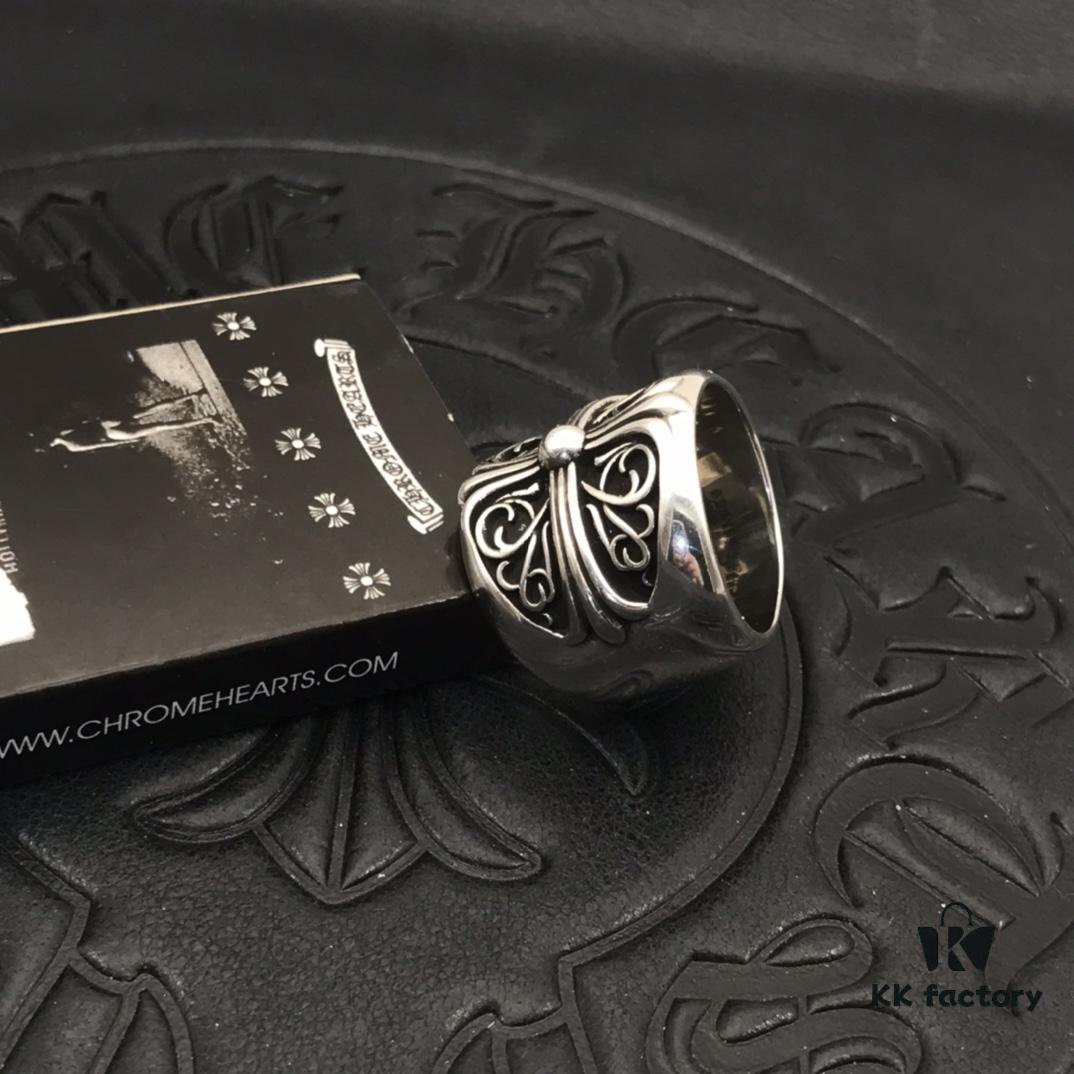 High Version Crocodile Heart Oversized Guardian Ring with Original Handwritten Engraving, Size 7-11
