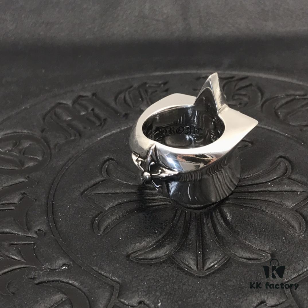 69300ac912f62673a6fabaa1 High-Grade Chrome Hearts Large Five-Point Star Ring, Precise Engraving, US Size 7 to 11 Available