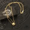 High Version Crocs Heart 22K Pin Buckle Necklace