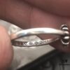 High-Version Chrome Hearts Cross Flower Small Ring, Clear Engraving, Unisex Design, Available in US Sizes 5 to 9
