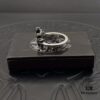 High-Version Chrome Hearts Mountain-Shaped Tombstone Crown Ring, Precise Engraving and Clear Lettering, Unisex Design, Available in US Sizes 5 to 11