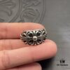 High Version Krone Mid-Size Guardian Ring, Authentic Handwritten Engraving Inside, Clear and Detailed Lettering, Unisex Design, Available in US Sizes 5 to 11