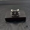 High-Version Croxx Popular Open Ring with Cross Design, Clear Engraving, Unisex Fit, US Size 5 to 11 Available