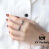 High Version Crocodile Heart Small Guardian Ring