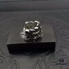 High-Version Croxx Popular Open Ring with Cross Design, Clear Engraving, Unisex Fit, US Size 5 to 11 Available
